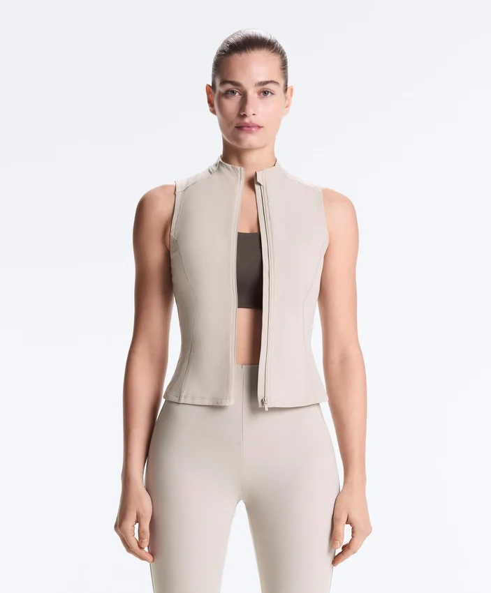 Sleeveless Zip T-Shirt Sleeveless Zip T-Shirt