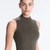 Sleeveless Zip T-Shirt Sleeveless Zip T-Shirt