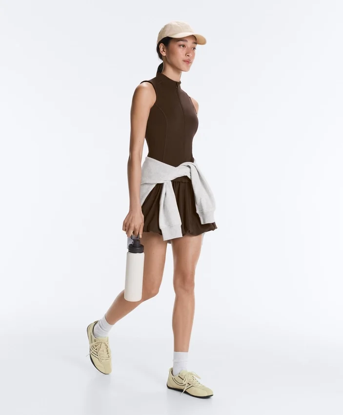 Sleeveless Zip T-Shirt Sleeveless Zip T-Shirt
