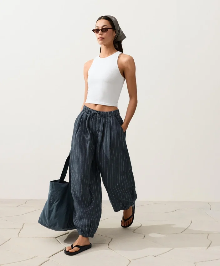 100% Linen Balloon Trousers 100% Linen Balloon Trousers