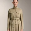 Soft-Touch Belted Jacket with Modal Soft-Touch Belted Jacket with Modal