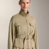 Soft-Touch Belted Jacket with Modal Soft-Touch Belted Jacket with Modal