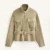 Soft-Touch Belted Jacket with Modal Soft-Touch Belted Jacket with Modal