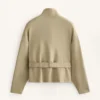 Soft-Touch Belted Jacket with Modal Soft-Touch Belted Jacket with Modal