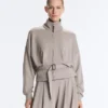 Soft-Touch Corset Belt Jacket with Modal Soft-Touch Corset Belt Jacket with Modal