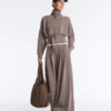 Soft-Touch Corset Belt Jacket with Modal