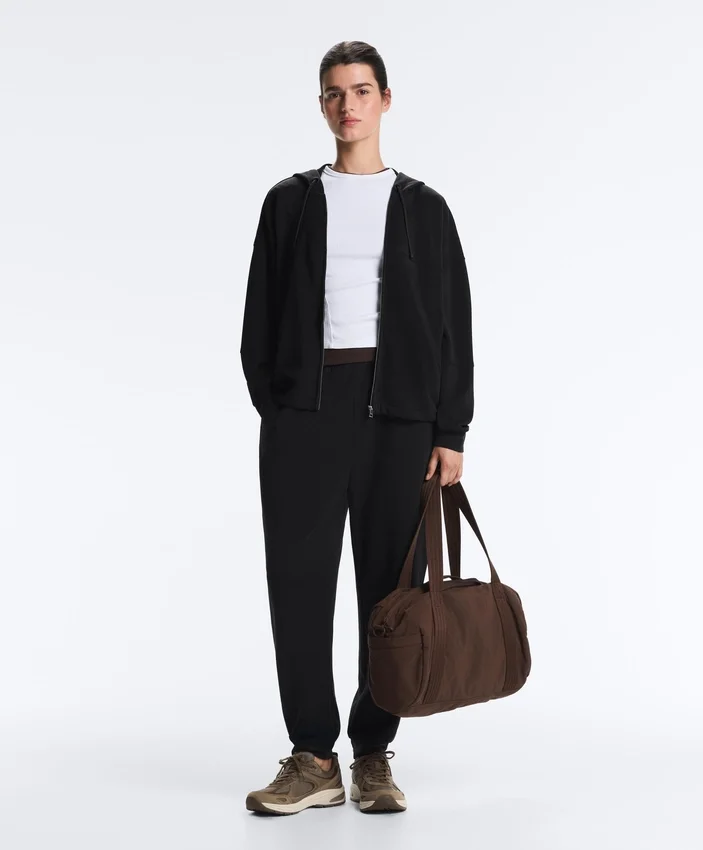 Soft-Touch Hooded Jacket with Modal Soft-Touch Hooded Jacket with Modal