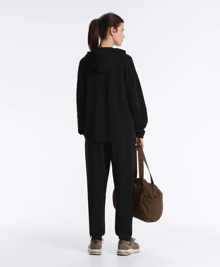 Soft-Touch Hooded Jacket with Modal Soft-Touch Hooded Jacket with Modal