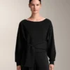 Soft-Touch Knotted Sweatshirt with Modal Soft-Touch Knotted Sweatshirt with Modal