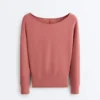 Soft-Touch Modal Boat Neck Sweatshirt Soft-Touch Modal Boat Neck Sweatshirt