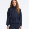 Soft-Touch Modal Jacket with Adjustable Waist and High Collar Soft-Touch Modal Jacket with Adjustable Waist and High Collar