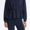 Soft-Touch Modal Jacket with Adjustable Waist and High Collar Soft-Touch Modal Jacket with Adjustable Waist and High Collar