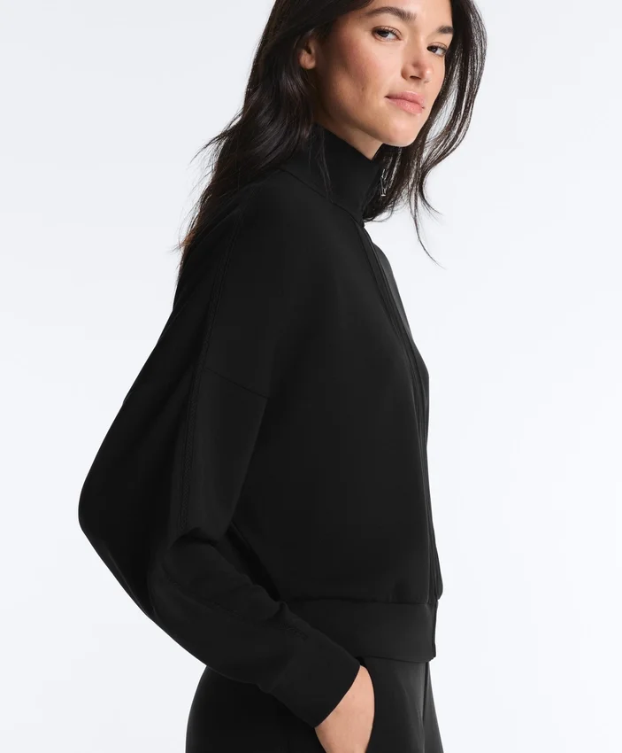 Soft-Touch Modal Jacket with Hemstitch Soft-Touch Modal Jacket with Hemstitch