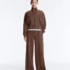 Soft-Touch Modal Jacket with Rib Trim Soft-Touch Modal Jacket with Rib Trim