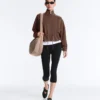 Soft-Touch Modal Jacket with Rib Trim Soft-Touch Modal Jacket with Rib Trim