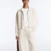 Soft-Touch Modal Jacket with Rib Trim Soft-Touch Modal Jacket with Rib Trim