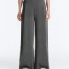Soft-Touch Modal Pinstripe Wide-Leg Trousers Soft-Touch Modal Pinstripe Wide-Leg Trousers