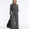 Soft-Touch Modal Pinstripe Wide-Leg Trousers Soft-Touch Modal Pinstripe Wide-Leg Trousers