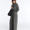 Soft-Touch Modal Pinstripe Wide-Leg Trousers Soft-Touch Modal Pinstripe Wide-Leg Trousers
