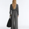 Soft-Touch Modal Pinstripe Wide-Leg Trousers Soft-Touch Modal Pinstripe Wide-Leg Trousers