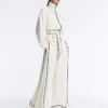 Soft-Touch Modal Wide-Leg Trousers with Contrast Piping Soft-Touch Modal Wide-Leg Trousers with Contrast Piping