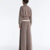 Soft-Touch Modal Wide-Leg Trousers with Corset Waist Soft-Touch Modal Wide-Leg Trousers with Corset Waist