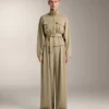 Soft-Touch Modal Wide-Leg Trousers with Pleat Waist Detail Soft-Touch Modal Wide-Leg Trousers with Pleat Waist Detail