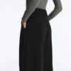 Soft-Touch Modal Wide-Leg Trousers with Pleat Waist Detail Soft-Touch Modal Wide-Leg Trousers with Pleat Waist Detail