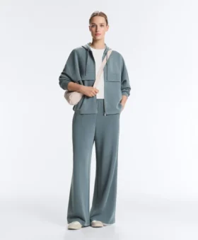 Soft-Touch Modal Zip Rib Sweatshirt Soft-Touch Modal Zip Rib Sweatshirt