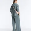 Soft-Touch Modal Zip Rib Sweatshirt
