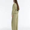 Soft Touch Pinstripe Wide Leg High Rise Trousers Soft Touch Pinstripe Wide Leg High Rise Trousers