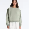 Soft-Touch Round Neck Sweatshirt with Modal Soft-Touch Round Neck Sweatshirt with Modal