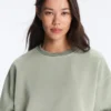Soft-Touch Round Neck Sweatshirt with Modal Soft-Touch Round Neck Sweatshirt with Modal