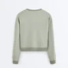 Soft-Touch Round Neck Sweatshirt with Modal Soft-Touch Round Neck Sweatshirt with Modal