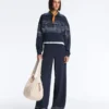 Soft-Touch Striped Sailor Jacket with Modal Soft-Touch Striped Sailor Jacket with Modal