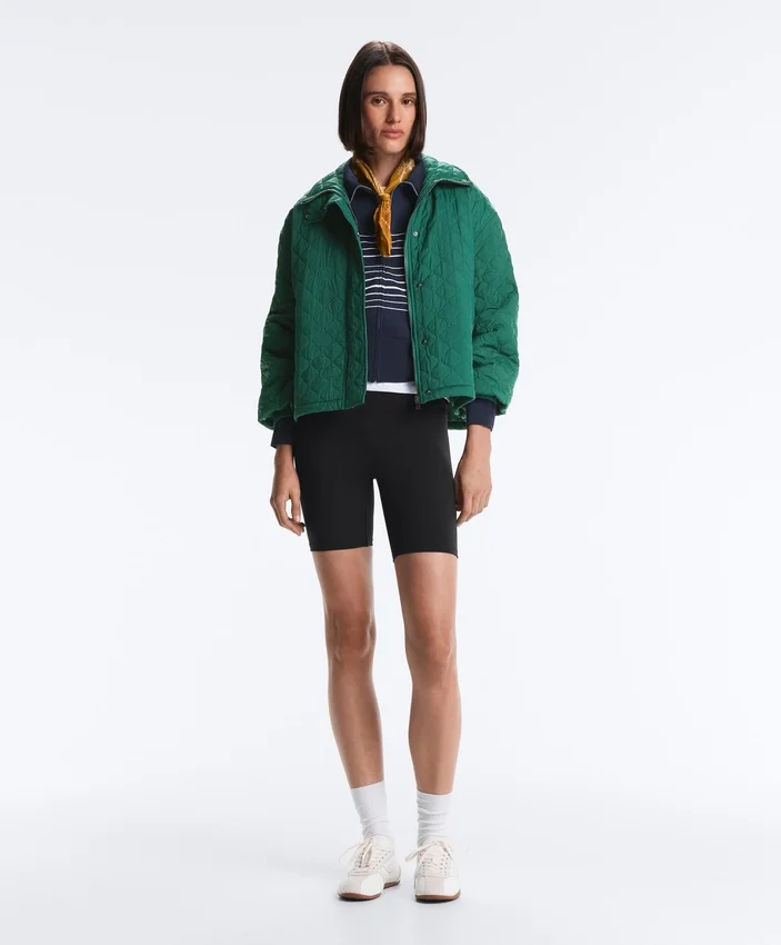 Soft-Touch Striped Sailor Jacket with Modal Soft-Touch Striped Sailor Jacket with Modal