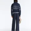 Soft-Touch Modal Trousers with Sailor Stripe Detail Soft-Touch Modal Trousers with Sailor Stripe Detail