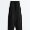 Soft-Touch Wide-Leg Crop Trousers with Modal Soft-Touch Wide-Leg Crop Trousers with Modal