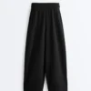 Soft-Touch Wide-Leg Crop Trousers with Modal Soft-Touch Wide-Leg Crop Trousers with Modal