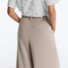 Soft-Touch Wide-Leg Crop Trousers with Modal and Pleats Soft-Touch Wide-Leg Crop Trousers with Modal and Pleats