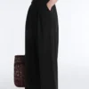 Soft-Touch Wide-Leg Crop Trousers with Modal and Pleats Soft-Touch Wide-Leg Crop Trousers with Modal and Pleats