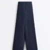 Soft-Touch Wide-Leg Trousers with Side Pleat and Modal Soft-Touch Wide-Leg Trousers with Side Pleat and Modal