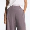 Soft-Touch Wide-Leg Trousers with Side Pleat and Modal Soft-Touch Wide-Leg Trousers with Side Pleat and Modal