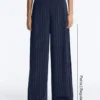 Soft-Touch Wide-Leg Trousers with Side Pleat and Modal Soft-Touch Wide-Leg Trousers with Side Pleat and Modal