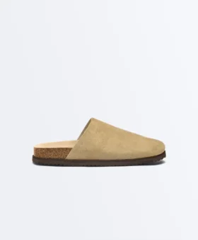 Split Leather Mules