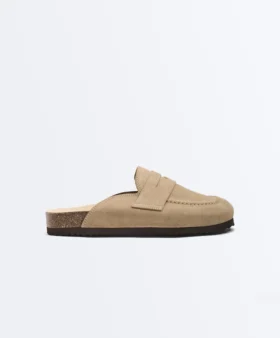 Split-Leather Mules