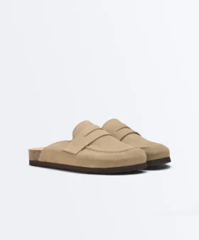 Split-Leather Mules
