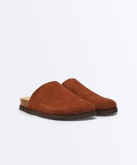 Split Leather Mules