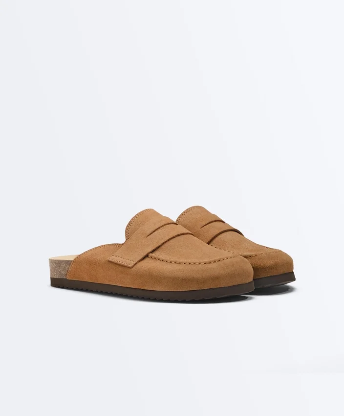 Split-Leather Mules Split-Leather Mules