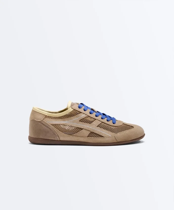 Split-Suede and Mesh Trainers Split-Suede and Mesh Trainers